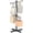 4-Supports-Black, variant on 42-48 Inch Adjustable Height Shopping Bag Rack, Heavy Duty Metal T-shaped Grocery Bag Holder for Retail Stores, Large Bag Display Stand for Malls,Vendor,Boutique,Trade Show, 2 Arms,White
