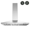 thumbnail image 1 of Streamline 36 in. Patria Convertible Wall Mount Range Hood in Brushed Stainless Steel with Baffle Filters, Push Button Control, LED Light, 1 of 9