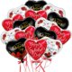 thumbnail image 1 of Corabsar Set de 15 globos de foil en forma de corazón de 18" para San Valentín, 1 of 7