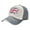 Gray, variant on Men Women Retro Union-Jack Flag Distressed Twill Cotton Baseball Cap Vintage Adjustable Dad Hat