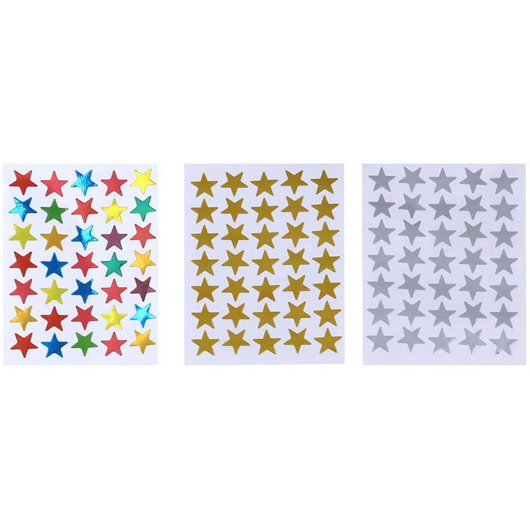 30 Sheets Star Sticker Set Kids Self Adhesive Stickers Stars for DIY  Scrapbooking Cards Decoration Gift 