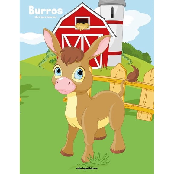 Burros Burros libro para colorear 1, Book 1, (Paperback)
