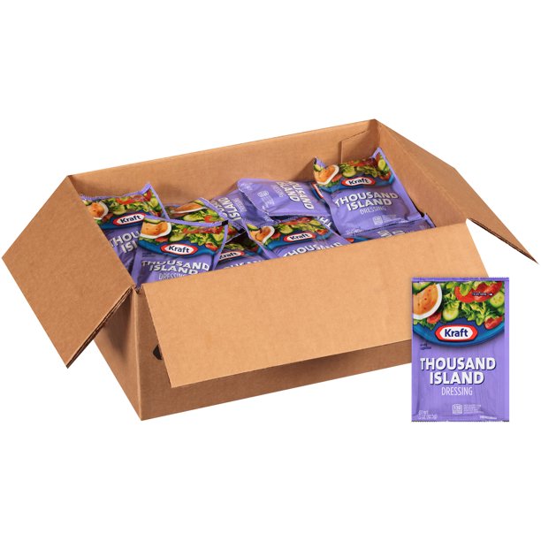 Kraft Thousand Island Dressing, 1.5 oz Packets, 60 per case