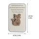 thumbnail image 3 of Xihbxyly Regalo de Recuerdo de Bolsillo de Madera, Letrero de Abedul Hecho a Mano, Tamaño Pequeño (10 X 6 Cm), Diseños de Zorro y Búho, Ideal para El Día de La Madre y El Día Del Padre, Incluye Tarje, 3 of 3
