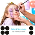thumbnail image 3 of Face Body Paint Black White Pink,Water Based Makeup Palette Long Lasting,Easy Apply Clean for ,Cosplay,Parties, 3 of 7