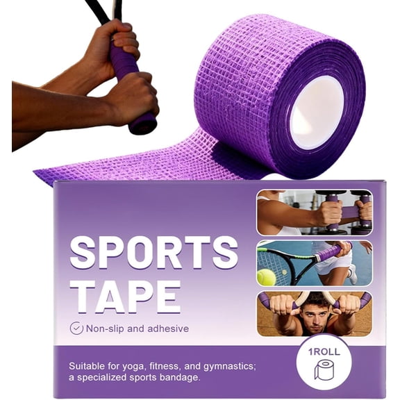 Grip Tape for Handles - Non-Slip Sweat Band Roll, Racquet Handle Wrap Self-Adhesive Sweat-Absorbent Material Roll | Golf, Baseball, Badminton, Gymnastics, Home, and Outdoor Handle Wrap Tapes