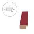 thumbnail image 6 of ArtToFrames 9" x 32" Red Picture Frame, 9x32 inch Red MDF Poster Frame (WOM-4119),  Pack, 6 of 8