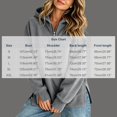 thumbnail image 3 of Yeaiivve Womens Side Slit Hoodie Quarter Zip Raglan Long Sleeve Pullovers Comfy Lightweight Fall Hoodies Daily Casual Hooded Tops XXL, 3 of 8