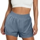 thumbnail image 3 of TaTaai Women's Breathable Solid Color Elastic Waist Shorts Anti-Slip Safety Liner 5" Pants with Pockets Casual Daily Wear Knee Length Shorts Gift, 3 of 6