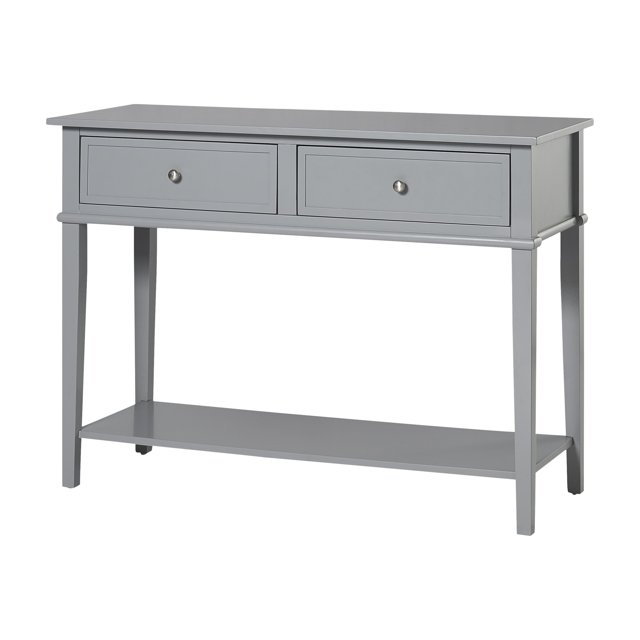 Ameriwood Home Franklin - Console table - rectangular - gray - gray base
