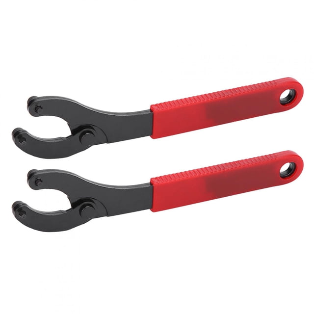 Octpeak Axle Wrench,2Pcs Mountain Bike Fixed Gear Bottom Bracket Tool Flywheel Locking Ring Character Wrench