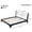 Black,White, variant on King Size Bed Frame with Headboard, Premium Pine Wood Mid Century Modern Bed, Natural & Green Color, Sturdy Slat Support, Easy Assembly