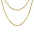 thumbnail image 3 of Men's Gold Cross Pendant & 2 Chains Stainless Steel Necklace Set, 3 of 7