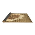 thumbnail image 2 of Ahgly Company Indoor Round Abstract Brown Contemporary Area Rugs, 8' Round, 2 of 4