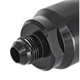 thumbnail image 4 of JEGS Billet Aluminum In-Line Fuel Filter for Gas, E85 & Alcohol Applications, 5 in. Long [-8 AN Black], 4 of 7