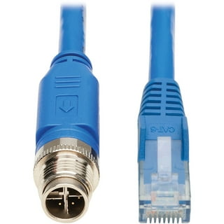Ethernet Cable, Coil, Cat5e, RJ45 Plug to RJ45 Plug, FUTP (Foiled  Unshielded Twisted Pair), Teal