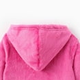 thumbnail image 6 of Barbie Girls Fleece Hoodie Pink Pullover Letter Print Fluffy Family Matching Sweatshirts Sizes 2-9, 6 of 7