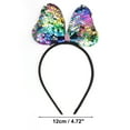thumbnail image 3 of Unique Bargains 1 Pc Sequined Handmade Bow Headband Christmas for Women for Girls Assorted Color, 3 of 6