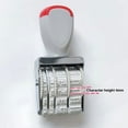 thumbnail image 2 of Date Stamp 4mm Font Spanish Date Stamp French Date Stamp Rotating Stamp Office Business Stamp for Document File Marking, 2 of 8