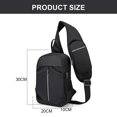 thumbnail image 2 of Bolso de hombro para hombre de tela Oxford de gran capacidad para viajes al aire libre, 2 of 5
