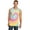 Pastel Rainbow, variant on Port & Company Tie Dye Tank Top-S (Turquoise)