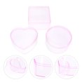 thumbnail image 3 of 3pcs Plastic Storage Containers Durable Candy Chocolate Snack Storage Boxes, 3 of 7