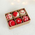 thumbnail image 2 of Christmas Felt Ball Ornaments 6PCS - Non-Fading Wool Hanging Decor for Tree, Living Room & Housewarming, 2 of 4