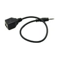 thumbnail image 1 of 3.5mm Male to RJ45 Female Ethernet LAN Jack Adapter Cable Touch Control Devices Network Audio Extension Cord, 1 of 4
