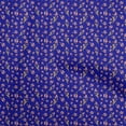 thumbnail image 1 of oneOone Silk Tabby Medium Blue Fabric Floral Diy Clothing Quilting Fabric Print Fabric By Yard 42 Inch Wide, 1 of 4