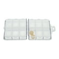 thumbnail image 2 of Unique Bargains 1 Pc Pill Case 12 Grid Pill Box Matt Clear, 2 of 6