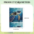 thumbnail image 4 of Lsque Watercolor Turtle Premium Golf Towel - Ultra Absorbent and Quick Drying Microfiber Towel with Carabiner - Gift for Men -24" X 16", 4 of 8