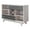 Distressed Gray, variant on Furniture of America Tannery Wood Multi-Storage Buffet in White Oak