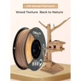 thumbnail image 2 of Filamento para impresora 3D Creality CR-Wood PLA 1,75 mm 1 kg, 2 of 8