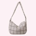 thumbnail image 3 of Sac à Bandoulière pour Femmes Motif à Carreaux Sac à Main Décontracté, 3 of 5