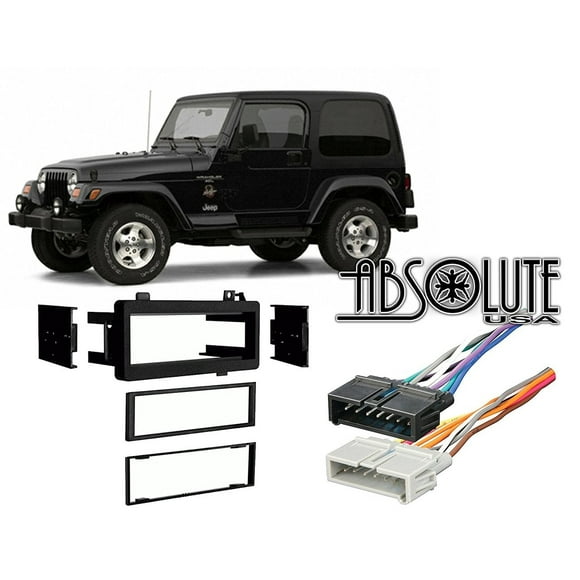 Jeep Wrangler Stereo Dash Kit