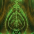 thumbnail image 1 of Ahgly Tapis d'Intérieur Lavable en Machine Carré Transitionnel Vert Lime Foncé, 5 Pieds Carré, 1 of 7