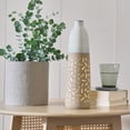 thumbnail image 4 of Main + Mesa Stoneware Vase with Gold Pattern, 4 of 7
