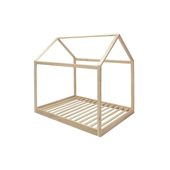 HomeStock French Country QUEEN S Size House Bed