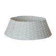 thumbnail image 1 of Langgg Naturally Designed Christmas Tree Base Crafted Water Hyacinth Woven Patterns Easy white medium size, 1 of 6