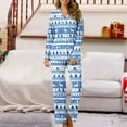 thumbnail image 3 of Iyufng Christmas Pajamas for Women Set,Womens Pajama Sets,Christmas Pjs Sets for Women with Pockets 2 Piece Long Sleeve Printed Home Wear,Womens Plus Loungewear, 3 of 8
