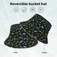 thumbnail image 5 of Kll Space Rockets Bucket Hat For Women Men Packable Travel Beach Sun Hat Outdoor Rave Accessories Reflective Fisherman Cap, 5 of 9