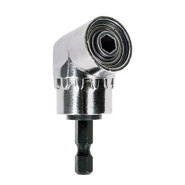 Broca hexagonal, destornillador de ángulo de 105 grados, adaptador de soporte de casquillo, brocas ajustables, destornillador de ángulo de taladro, cabezal de lote