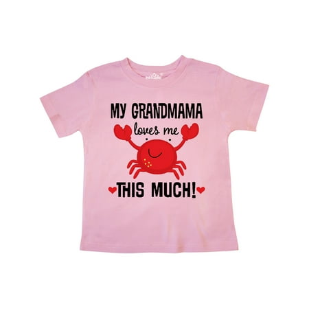 

Inktastic Grandmama Loves Me Grandchild Gift Toddler Boy or Toddler Girl T-Shirt