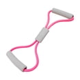 thumbnail image 1 of 8 forma de resistencia Banda Fitness Tirando Cabezal de látex Músculo entrenamiento Fuera de la pierna Cortilla para la mano 20 del hombro del Rosa rojo, 1 of 8