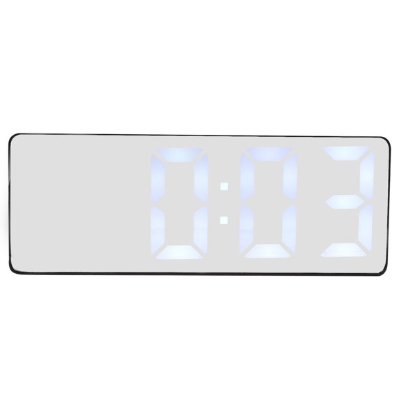 KAKOWELY Reloj despertador digital de pantalla grande con pantalla de temperatura y despertador USB