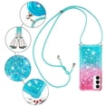 thumbnail image 5 of Funda para Samsung Galaxy A55 5G Brillantina Líquida Divertida Reluciente y con Cristales en Movimiento Cuerpo Cruzado con Cordón Ajustable, 5 of 5