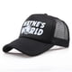 thumbnail image 1 of Gorra con visera de Wayne's World, gorra para el sol, gorra de hip hop, gorra de béisbol estampada para hombres y mujeres, 1 of 6
