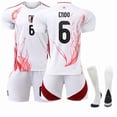 thumbnail image 1 of 2425 Japan Away Soccer Uniform No. 6 Endo Children'S Adult Copy Player Name Sports Jersey -3XL, 1 of 2