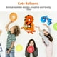 thumbnail image 4 of Cateissary Globo de fiesta con forma de número de animal, globo de papel de aluminio para niños, decoración de fiesta de cumpleaños, número 8 Type2 NO2 Cateissary HA002733-09, 4 of 6