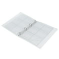 thumbnail image 2 of Liant Transparent, Livre de Rangement de Badges Tri de Pièces 6 Pages Livre de Collection Transparent pour Badges pour les Photos Shell + 6 Trou Page Intérieure, Shell + 9 Trou Intérieur, 2 of 8